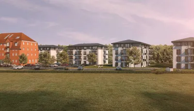 Wohnpark an der Genomühle bei Hamburg