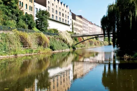Illustration: Wohnen am Kanal, Leipzig
