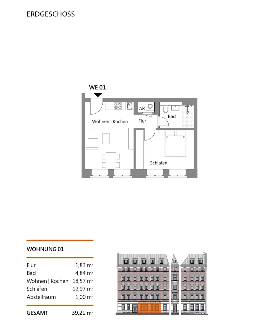 Klasingstraße - WE 1