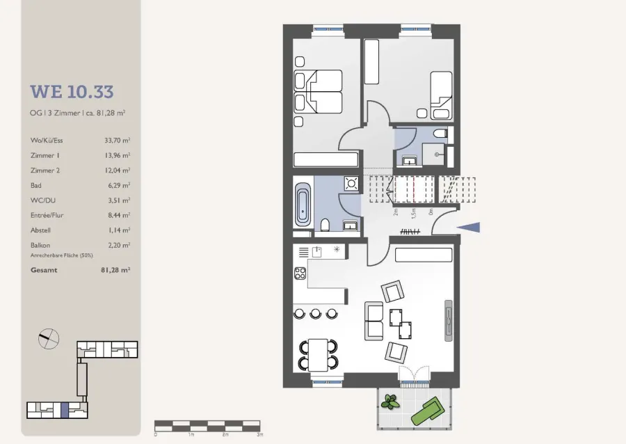 Gartenstadt Suiten - WE 10.33