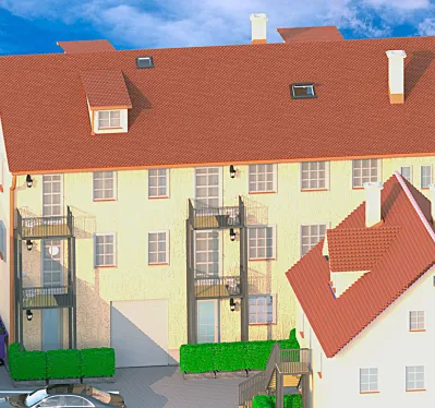 Denkmal-Mehrfamilienhaus im Stadtzentrum, Roth