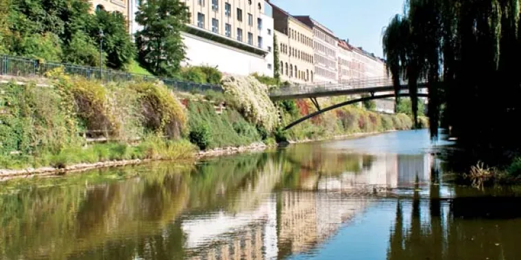 Wohnen am Kanal in Leipzig