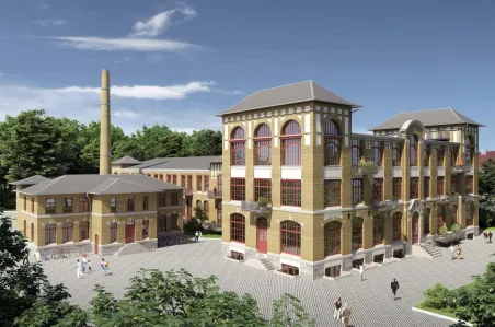 Illustration: Alte Möbelfabrik, Pirna