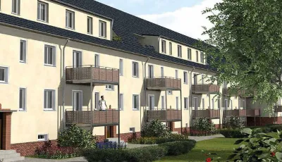Denkmalgeschützte Mehrfamilienhäuser in Glauchau