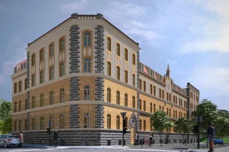 Illustration: The Station Studentenapartments, Halle