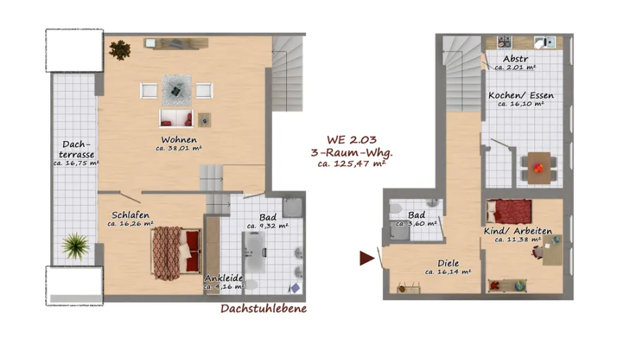 Ehemalige Kammerbühne - WE Wohnung 11