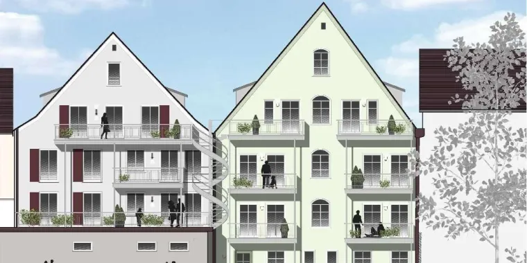 Altstadtwohnungen am Marienplatz in Schongau
