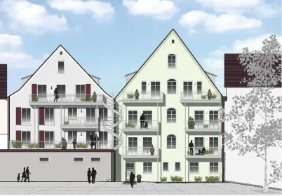 Altstadtwohnungen am Marienplatz, Schongau