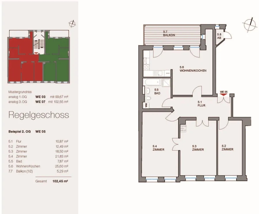 Jugendstilhaus Sellerhausen - WE 3