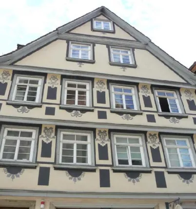 Fachwerkhaus in der Altstadt, Tübingen