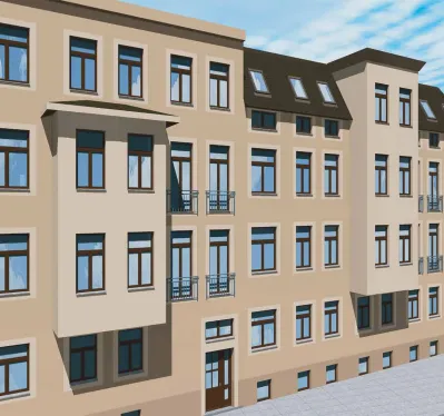 Gründerzeithaus im Stadtzentrum, Halle