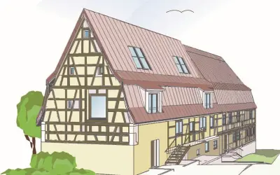 Historisches Fachwerkhaus bei Stuttgart