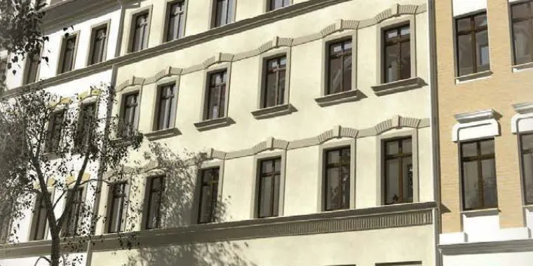 Jugendstilhaus in der Neustadt in Leipzig