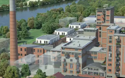 Lofts am Mainufer bei Frankfurt