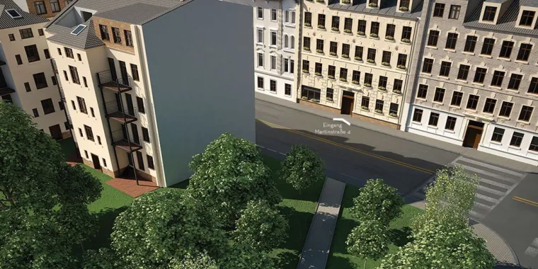 Martinstraße in Leipzig