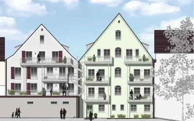 Altstadtwohnungen am Marienplatz in Schongau
