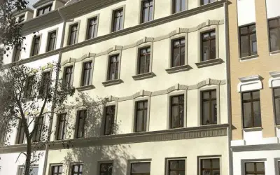 Jugendstilhaus in der Neustadt in Leipzig