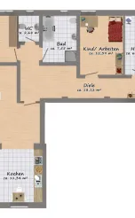 Ehemalige Kammerbühne, Cottbus - Wohnung 5