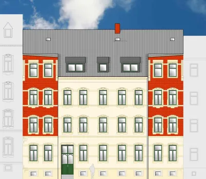 Denkmalgeschütztes Gründerzeithaus, Chemnitz