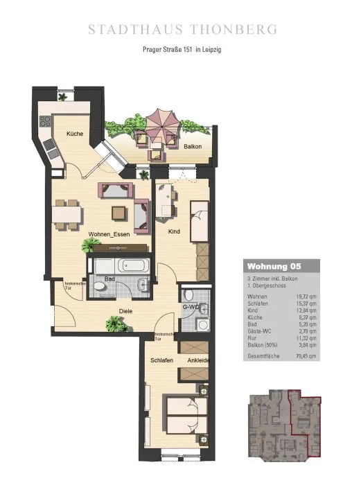 Stadthaus Thonberg - WE 5
