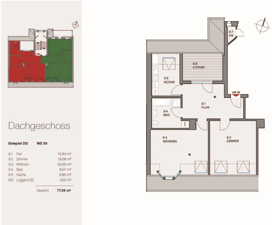 Jugendstilhaus Sellerhausen - WE 9