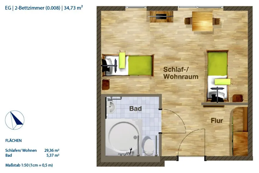 Pflegeheim Spreetalhof - WE 8