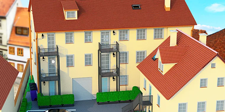 Denkmal-Mehrfamilienhaus im Stadtzentrum in Roth