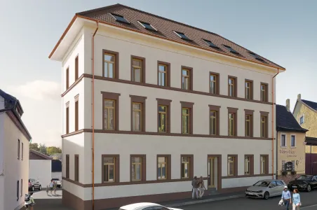 Illustration: Altes Schulhaus, Kindenheim (Pfalz)