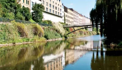 Wohnen am Kanal in Leipzig