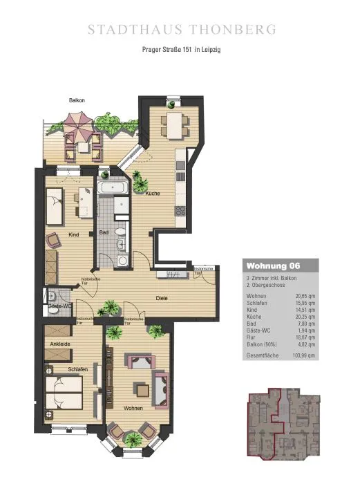 Stadthaus Thonberg - WE 6
