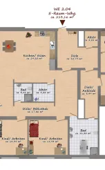 Ehemalige Kammerbühne, Cottbus - Wohnung 12