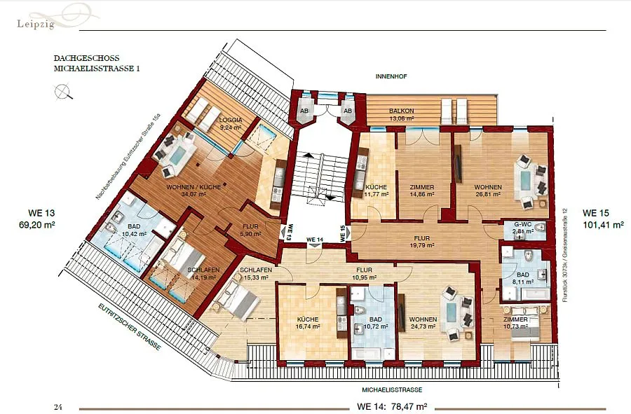 Denkmalobjekt Leipzig-Zentrum - WE 13