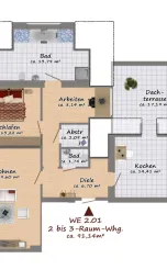 Ehemalige Kammerbühne, Cottbus - Wohnung 9