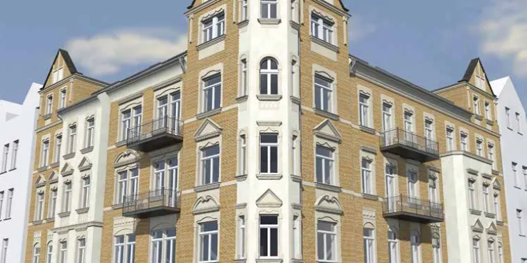 Mehrfamilienhaus auf dem Kaßberg in Chemnitz