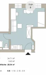 The Station Studentenapartments, Halle - 44