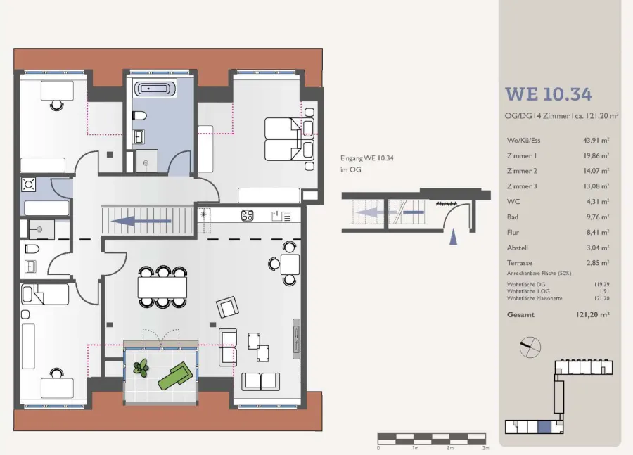 Gartenstadt Suiten - WE 10.34