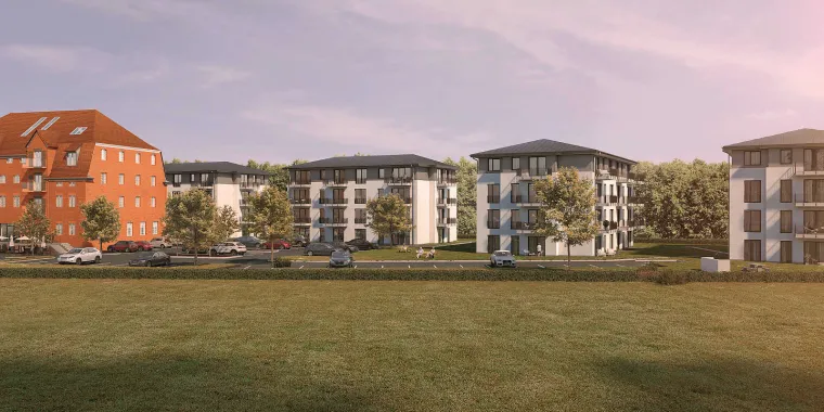 Wohnpark an der Genomühle bei Hamburg