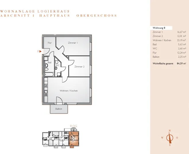Logierhaus Hoppegarten - WE 8