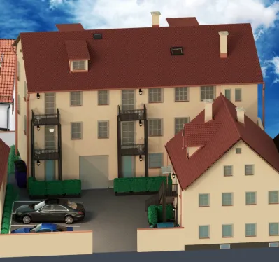 Denkmal-Mehrfamilienhaus im Stadtzentrum, Roth