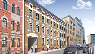 Industriestraße in Leipzig