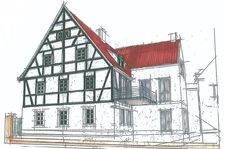 Illustration: Altstrehlener Bauernhaus, Dresden