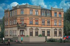 Illustration: Gründerzeitdenkmal Heidenau, Dresden